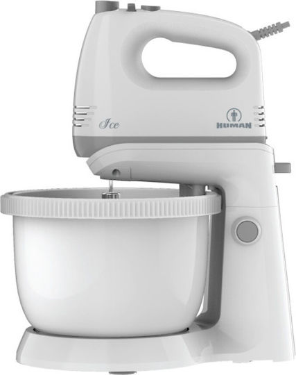 Human HU3009 Mixer with Plastic Container 3.4lt 400W White