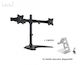 Multibrackets M Deskstand Basic Tabletop Suport pentru 2 Monitoare până la 27" cu Braț