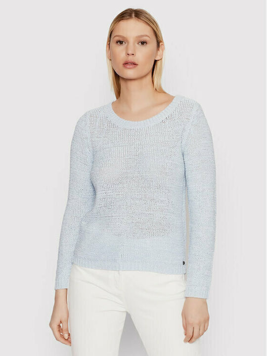 Only Damen Langarm Pullover Sky Blue
