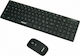Andowl QY-Q10 Kabellos Tastatur & Maus Set Englisch US