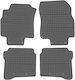 Frogum Set of Front and Rear Mats 4pcs for Nissan Primera 2001-2007 Black