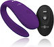 Intense Bruno Double Pleasure Vibrator for Couples with Remote Control 11cm D-227613 Purple