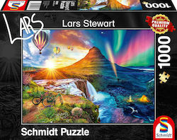 Puzzle Zi și Noapte Islanda 2D 1000 Piese