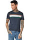 Tom Tailor Herren T-Shirt Kurzarm Marineblau 1010035-10668