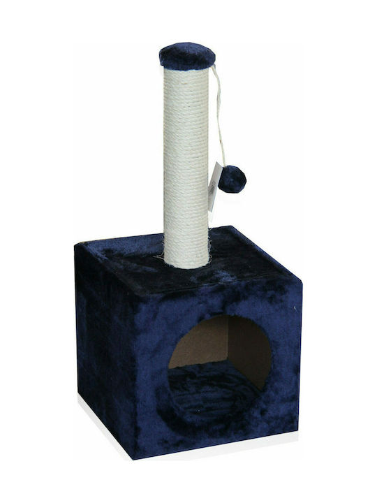 Pet Interest Cube Cat Tree Μπλε 31x31x67εκ. Pet Interest Cube Cat Tree Μπλε 31x31x67εκ.