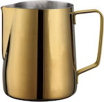 Feggrini Gold Carafă de lapte Barista Capacitate 600ml Aurie