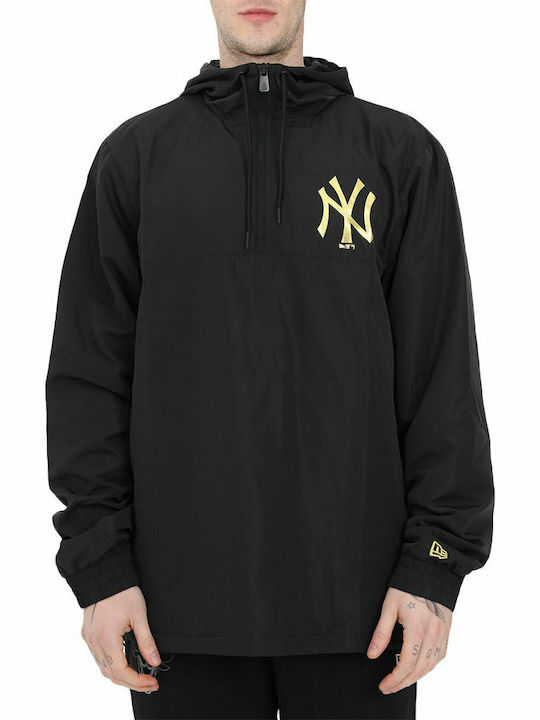 New York Yankees Χειμωνιάτικο Μπουφάν Αντιανεμικό Μαύρο