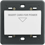 Vimar Recessed Power Key Card Switch no Frame Κάρτας White