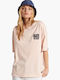 Superdry Military Narrative Women's T-shirt Pink