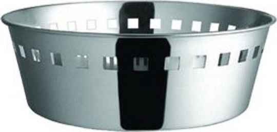 TnS Кошница за хляб Inox Сребристо 21x21см