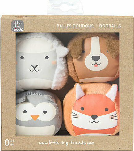 Baby to Love Μπάλα Dooballs Set από Ύφασμα για Νεογέννητα