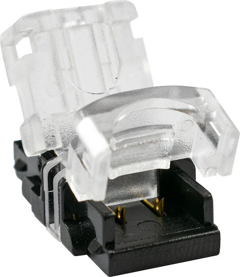 GloboStar Connector Strip To Cable για Ένωση 1 Μονόχρωμης Αδιάβροχης Ταινίας LED Πλάτους 8mm & 1 Καλώδιο Τροφοδοσίας 70716