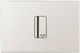 Abb Zenit Recessed Wall Card Switch Commands One-Way with Frame White