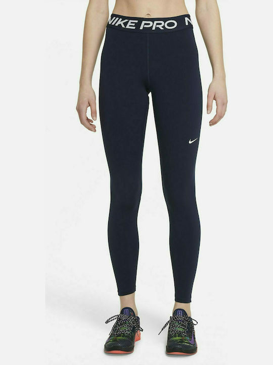 Nike Dri-Fit 365 Training Γυναικείο Cropped Κολάν Ψηλόμεσο Navy Μπλε