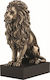 Lion statue (Electrolysis of bronze Veronese 22,5cm x 16cm)