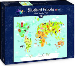 Puzzle pentru Copii Παγκόσμιος Χάρτης pentru 8++ Ani 150buc Bluebird Puzzles