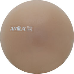 Amila Мини Медицинска топка Пилатес 19см 0.1кг в Златен Цвят