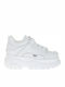 London Γυναικεία Chunky Sneakers Λευκά
