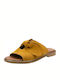 Ragazza Women's Flat Sandals In Yellow Colour