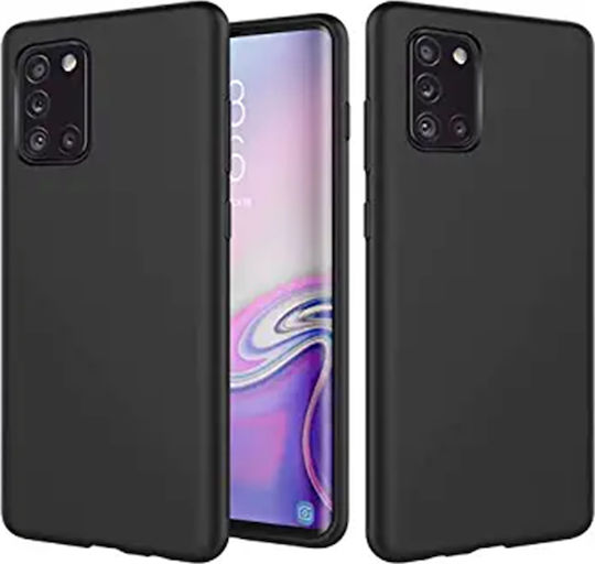 Sonique Liquid Back Cover Silicon Negru (Galaxy A31)