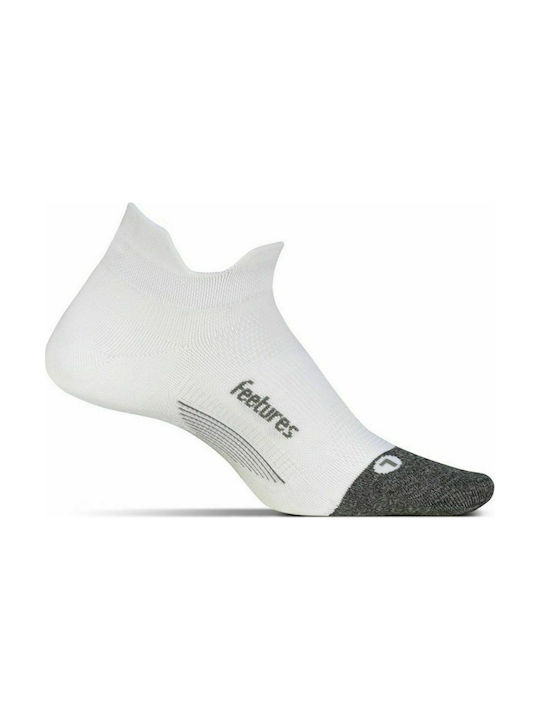 Feetures Elite Ultra Light E55158 Running Κάλτσες Λευκές 1 Ζεύγος