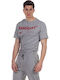 Body Action Men's Short Sleeve T-shirt Gray