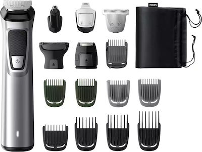 Philips Multigroom Series 7000 Rechargeable Hair Clipper Set Black/Silver MG7736/15