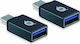 Conceptronic Μετατροπέας USB-C male σε USB-A female 2τμχ DONN03G