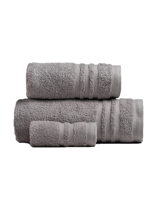 Melinen Bath Towel Premio 80x150cm Light Grey W...