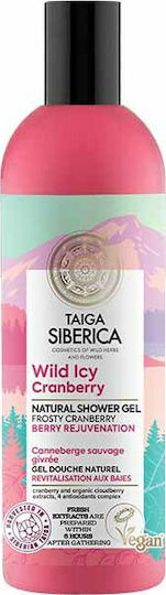 Natura Siberica Taiga Siberica Wild Icy Cranberry Αφρόλουτρο σε Gel με Μέλι & Άρωμα Κεράσι 270ml