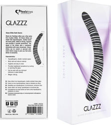 Feelztoys Glass Dildo Dark Desire Dildo Schwarz 19cm