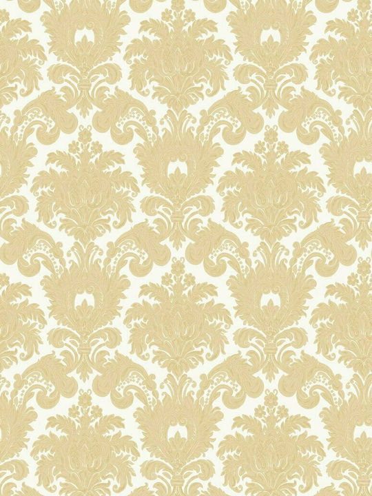 Wallpaper Damaschi Vinyl Yellow L1005xW53cm