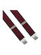 Victoria Suspenders Printed Burgundy