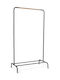 SPM Floor Garment Rack made of Metal Black 80x45x148cm