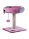 Pet Interest Scratching Post Cat Trees Pink 2 levels 35x35x51cm
