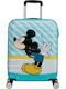 American Tourister WaveBreaker Παιδική Μεσαία Βαλίτσα Ταξιδίου Σκληρή Πολύχρωμη με 4 Ρόδες Ύψους 67εκ.