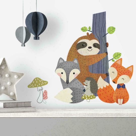 RoomMates Decor Детска стикерна за стена Стена Forest Friends