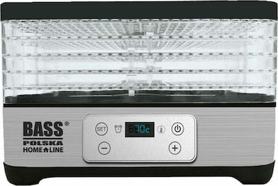 Bass Polska BH10603 Food Dehydrator with 5 Shelves and Adjustable Temperature