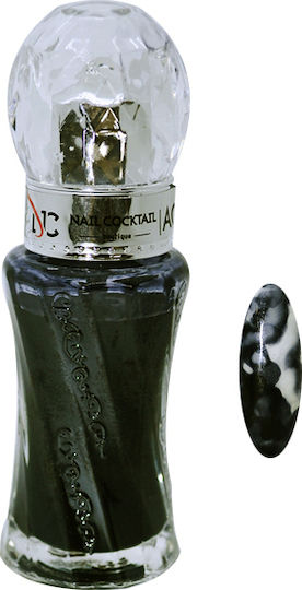 Nail Cocktail Aquarelle Χρώματα Ζωγραφικής για Νύχια 11 Black Marble σε Μαύρο Χρώμα