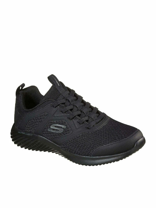 Skechers Bounder Ανδρικά Αθλητικά Παπούτσια Running Μαύρα
