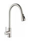 12054 Kitchen Faucet Counter with Shower Brushed Nickel