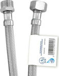 INOX SPIRAL CONNECTION 80cm MALE-SINGLE B/T 8 TIMES cu clopotul conectat & RACKOR de ALCOHALCO de sex masculin