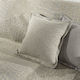 Guy Laroche Decorative Pillow Case Bali Made of 100% Cotton Golden 50x50 cm