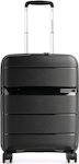 American Tourister Linex Spinner Cabin Travel Suitcase Hard Black with 4 Wheels Height 55cm.