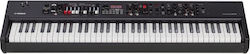 Yamaha Electric Stage Piano YC73 with 73 Weighted Keys and Connection with Headphones and Computer Black