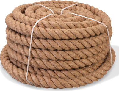 vidaXL Twisted 12mm Jute Rope 250m