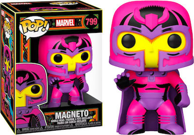 Funko Pop! Marvel: Marvel - Magneto (Black Light) 799 Cap de bobble Ediție Specială