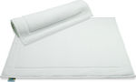 Ξενοδοχειακό Πατάκι Μπάνιου Λευκό 50x70εκ. με Βάρος 1100gsm