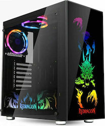 Redragon Steeljaw GC-608 Gaming Midi Tower με Πλαϊνό Παράθυρο Redragon Steeljaw GC-608 Gaming Midi Tower με Πλαϊνό Παράθυρο