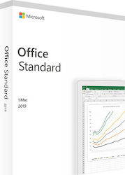Microsoft Office Standard 2019 Αγγλικά συμβατό με Mac σε Ηλεκτρονική άδεια 021-10609-1